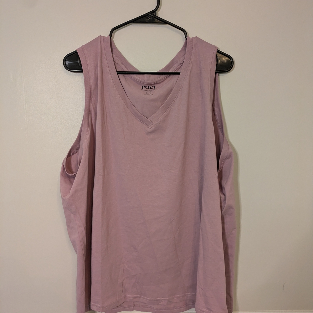 Pact Women's Lavender Tank Top Organic Cotton